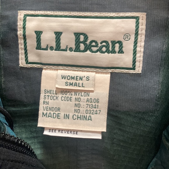 VINTAGE L.L.bean all condition rain jacket green - Picture 6 of 6